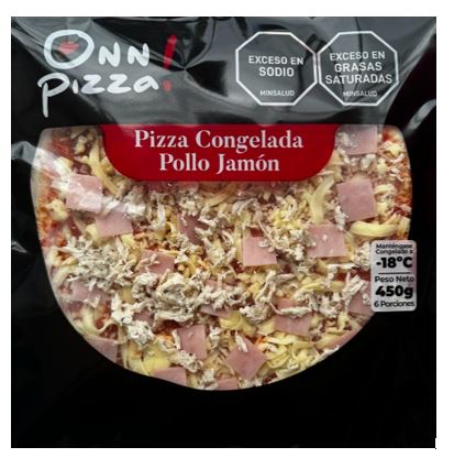 5. Pizza Congelada Pollo Jamon